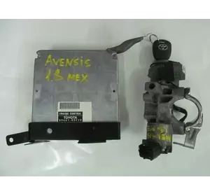 Блок управления двигателем комплект 1.8 МКПП Toyota Avensis T25 2003-2009 8966105020 (17435)