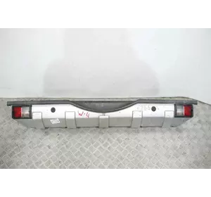 Бампер задний средняя часть в сборе под парктроники Mitsubishi Pajero Wagon IV (V90) 2007-2013 6410A315 (6266)
