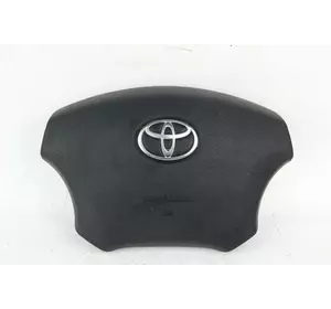 Подушка безопасности в руль черная Toyota Prado 120 2003-2009 4513035421C0 (63783)