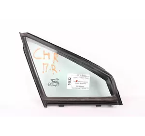 Стекло двери передней правой (форточка) Toyota C-HR 2016- 68125F4010 (74632)